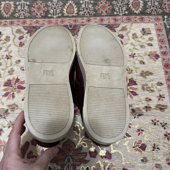 Frye Shoes Men Size 10 Brown Casual Sneaker Leather Style 7200043 - Picture 9 of 10